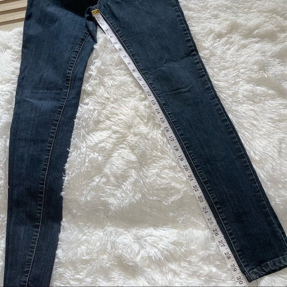 YMI Super Skinny Foxy Jeans size 5 Dark Blue pants Stretch Denim Womens JRs * - Picture 10 of 13